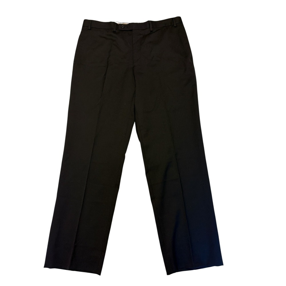 Vintage Lauren Ralph Lauren Dress Pants Mens 36x32 Gray Wool Flat Front